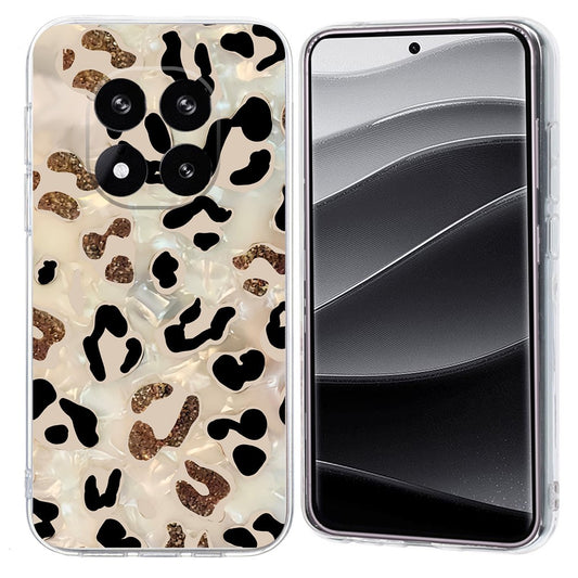 Xiaomi Redmi Note 14 Pro+ 5G Leopard Print Shockproof Soft TPU Case