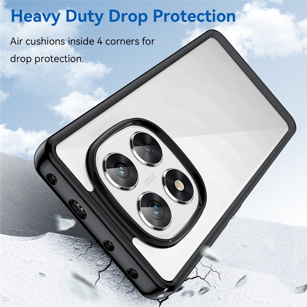 Xiaomi Redmi Note 14 Pro 5G / Poco X7 5G Clear Protective Case with TPU + Acrylic Reinforcement