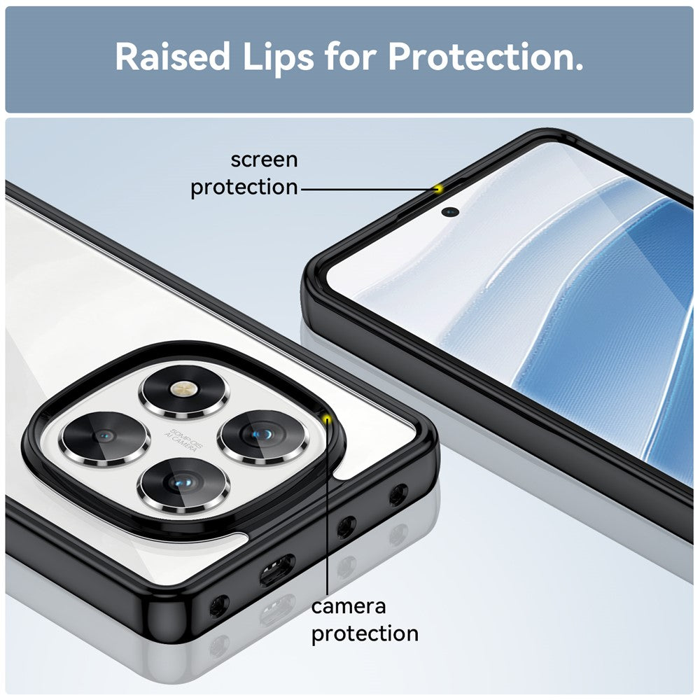 Xiaomi Redmi Note 14 Pro 5G / Poco X7 5G Clear Protective Case with TPU + Acrylic Reinforcement