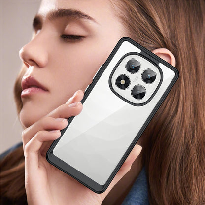Xiaomi Redmi Note 14 Pro 5G / Poco X7 5G Clear Protective Case with TPU + Acrylic Reinforcement