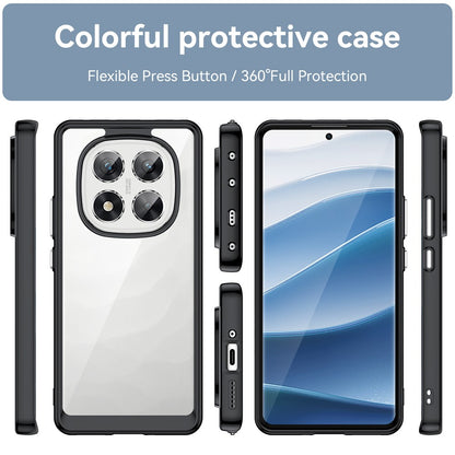 Xiaomi Redmi Note 14 Pro 5G / Poco X7 5G Clear Protective Case with TPU + Acrylic Reinforcement