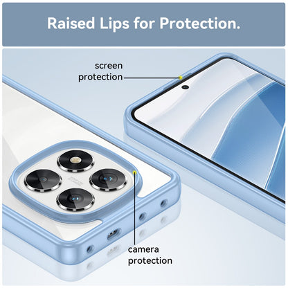 Xiaomi Redmi Note 14 Pro 5G / Poco X7 5G Clear Protective Case with TPU + Acrylic Reinforcement
