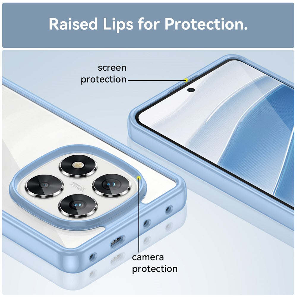 Xiaomi Redmi Note 14 Pro 5G / Poco X7 5G Clear Protective Case with TPU + Acrylic Reinforcement