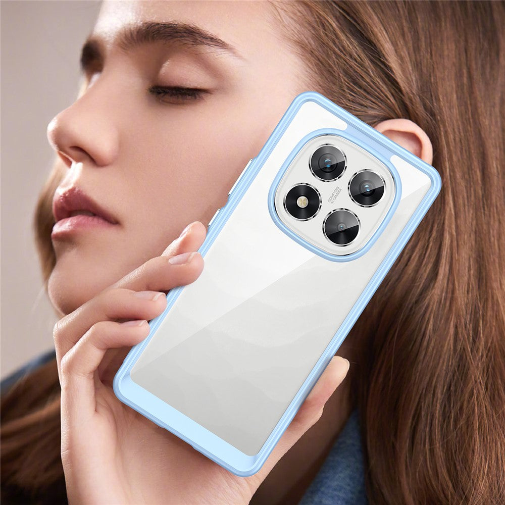 Xiaomi Redmi Note 14 Pro 5G / Poco X7 5G Clear Protective Case with TPU + Acrylic Reinforcement