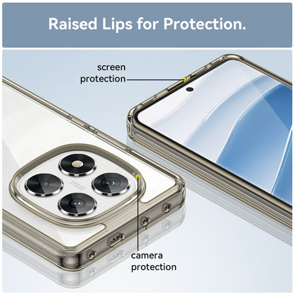 Xiaomi Redmi Note 14 Pro 5G / Poco X7 5G Clear Protective Case with TPU + Acrylic Reinforcement