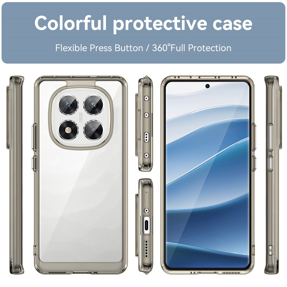 Xiaomi Redmi Note 14 Pro 5G / Poco X7 5G Clear Protective Case with TPU + Acrylic Reinforcement