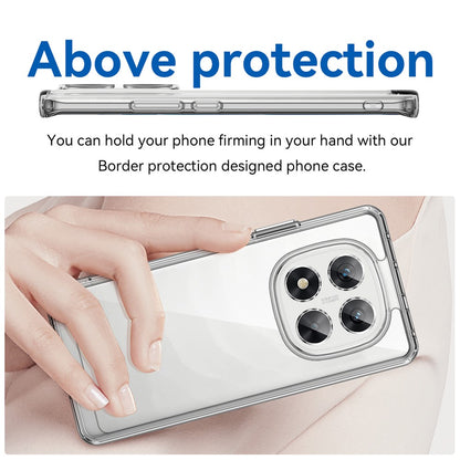 Xiaomi Redmi Note 14 Pro 5G / Poco X7 5G Clear Protective Case with TPU + Acrylic Reinforcement
