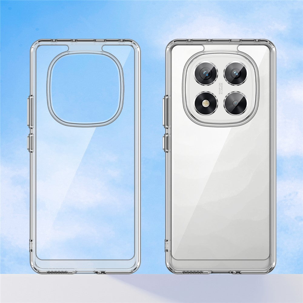 Xiaomi Redmi Note 14 Pro 5G / Poco X7 5G Clear Protective Case with TPU + Acrylic Reinforcement
