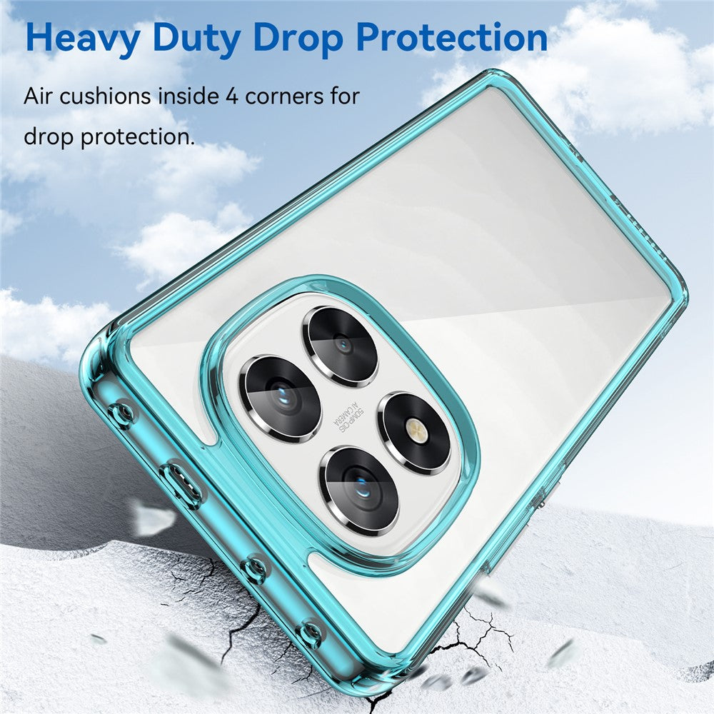 Xiaomi Redmi Note 14 Pro 5G / Poco X7 5G Clear Protective Case with TPU + Acrylic Reinforcement