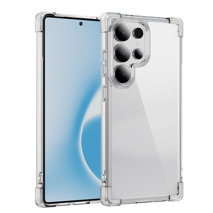 Samsung Galaxy S25 Ultra Clear TPU + Acrylic Case with Reinforced Corners - Transparent Pink