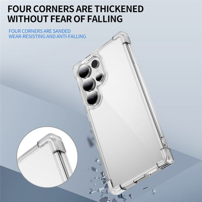 Samsung Galaxy S25 Ultra Clear TPU + Acrylic Case with Reinforced Corners - Transparent Pink