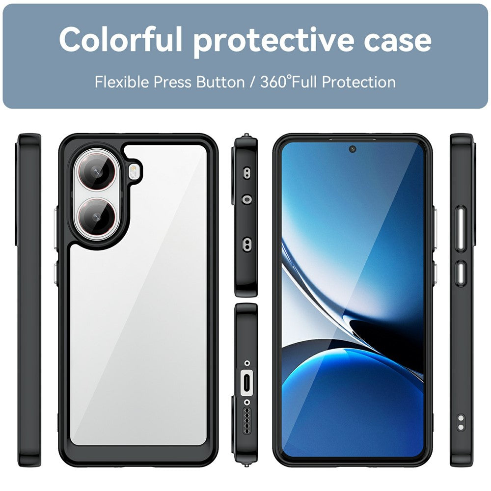 Xiaomi Redmi Turbo 4 5G / Poco X7 Pro 5G Clear Protective Case with TPU + Acrylic Reinforcement