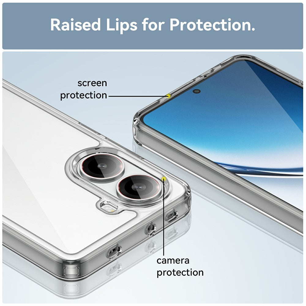 Xiaomi Redmi Turbo 4 5G / Poco X7 Pro 5G Clear Protective Case with TPU + Acrylic Reinforcement