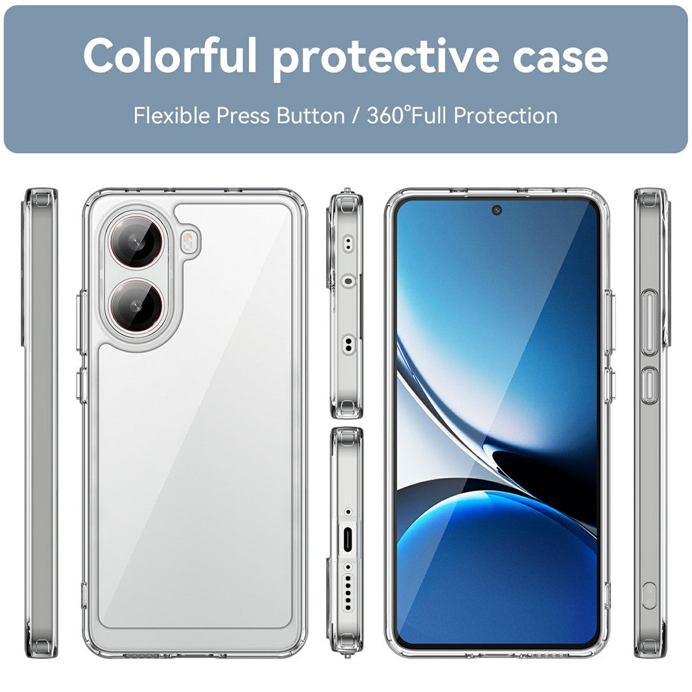 Xiaomi Redmi Turbo 4 5G / Poco X7 Pro 5G Clear Protective Case with TPU + Acrylic Reinforcement