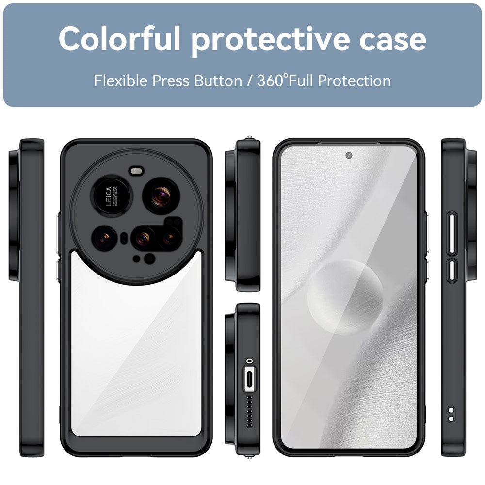Xiaomi 15 Ultra Clear Protective Case with TPU + Acrylic Reinforcement