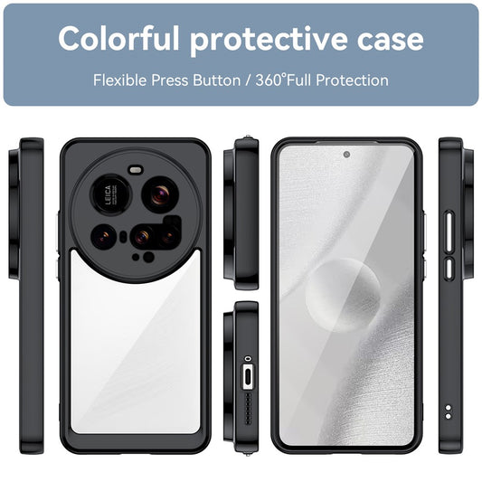 Xiaomi 15 Ultra Clear Protective Case with TPU + Acrylic Reinforcement