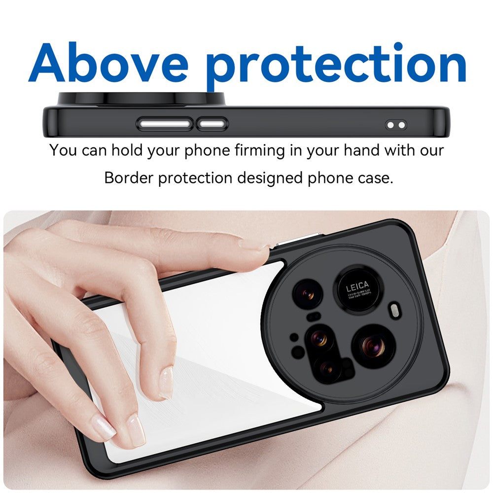 Xiaomi 15 Ultra Clear Protective Case with TPU + Acrylic Reinforcement