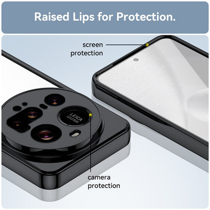 Xiaomi 15 Ultra Clear Protective Case with TPU + Acrylic Reinforcement