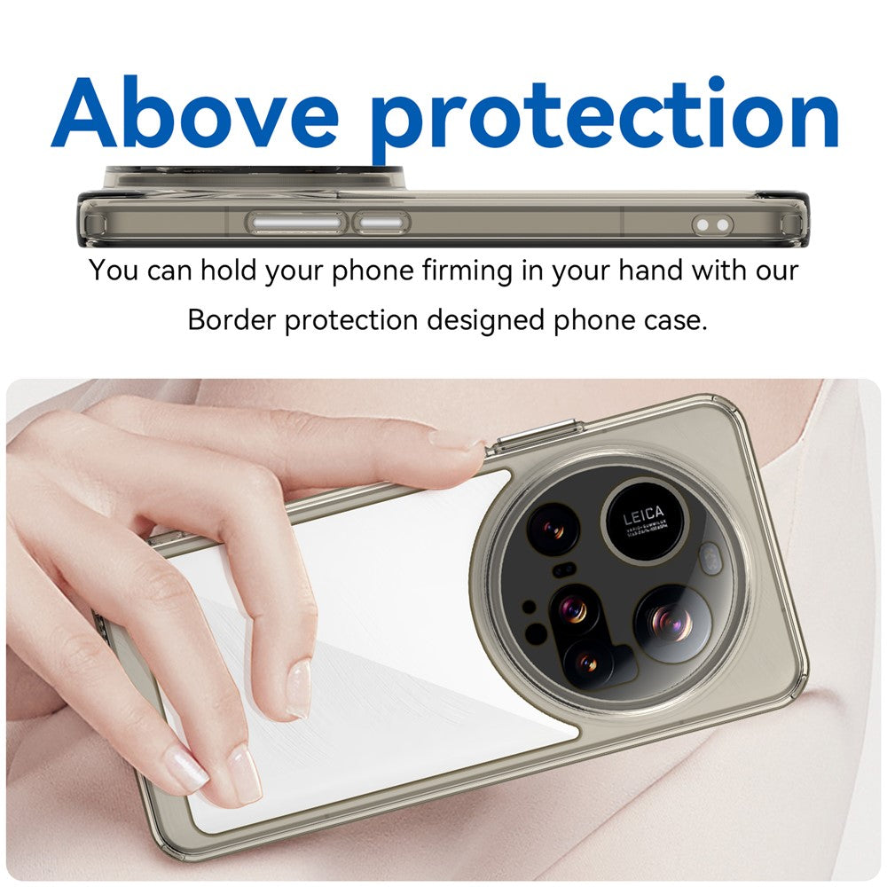 Xiaomi 15 Ultra Clear Protective Case with TPU + Acrylic Reinforcement