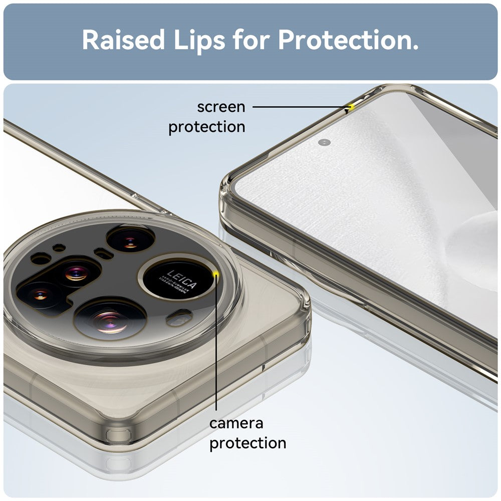 Xiaomi 15 Ultra Clear Protective Case with TPU + Acrylic Reinforcement