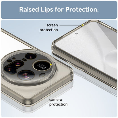 Xiaomi 15 Ultra Clear Protective Case with TPU + Acrylic Reinforcement