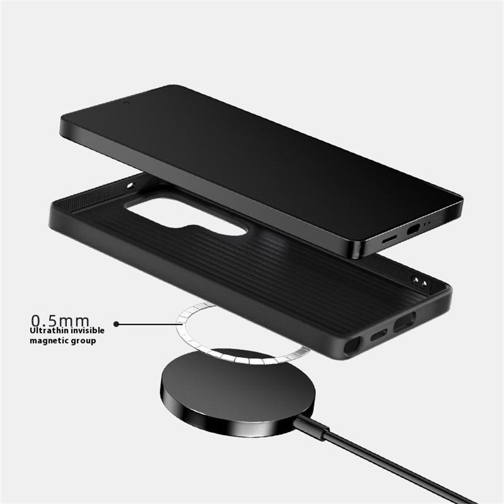 ABEEL Samsung Galaxy S25 Ultra Magnetic Ultra Slim Case with PC + TPU Protection