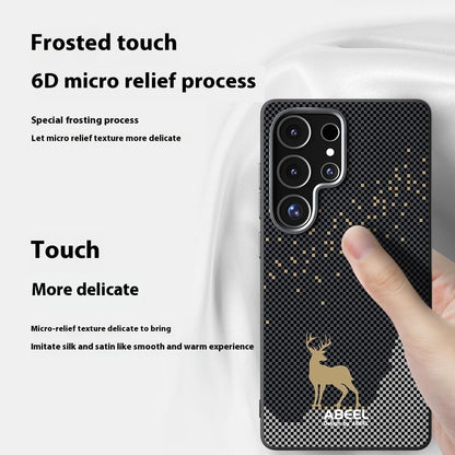 ABEEL Samsung Galaxy S25 Ultra Magnetic Ultra Slim Case with PC + TPU Protection