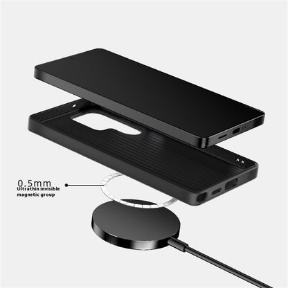 ABEEL Samsung Galaxy S25 Ultra Magnetic Ultra Slim Case with PC + TPU Protection