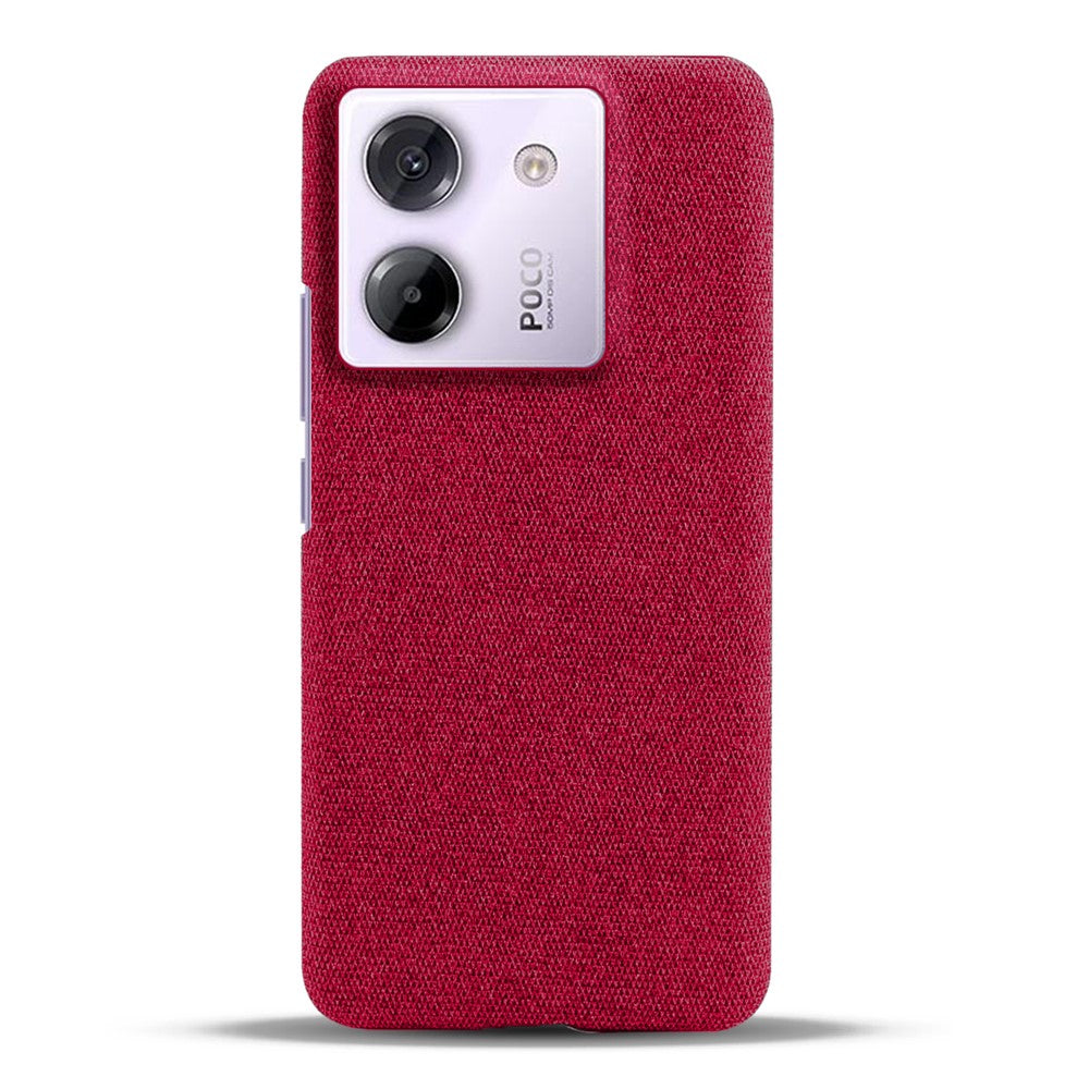 Xiaomi Poco M7 Pro 5G Cloth Texture Anti-Scratch Protective PC Case