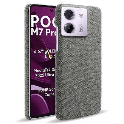 Xiaomi Poco M7 Pro 5G Cloth Texture Anti-Scratch Protective PC Case