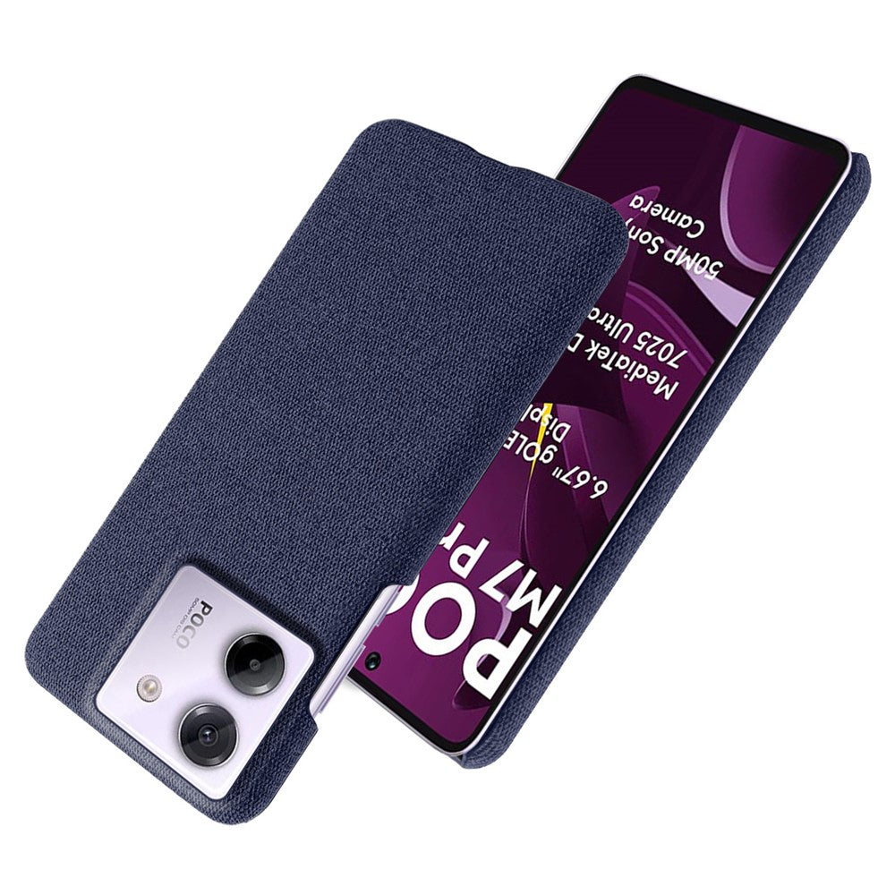 Xiaomi Poco M7 Pro 5G Cloth Texture Anti-Scratch Protective PC Case