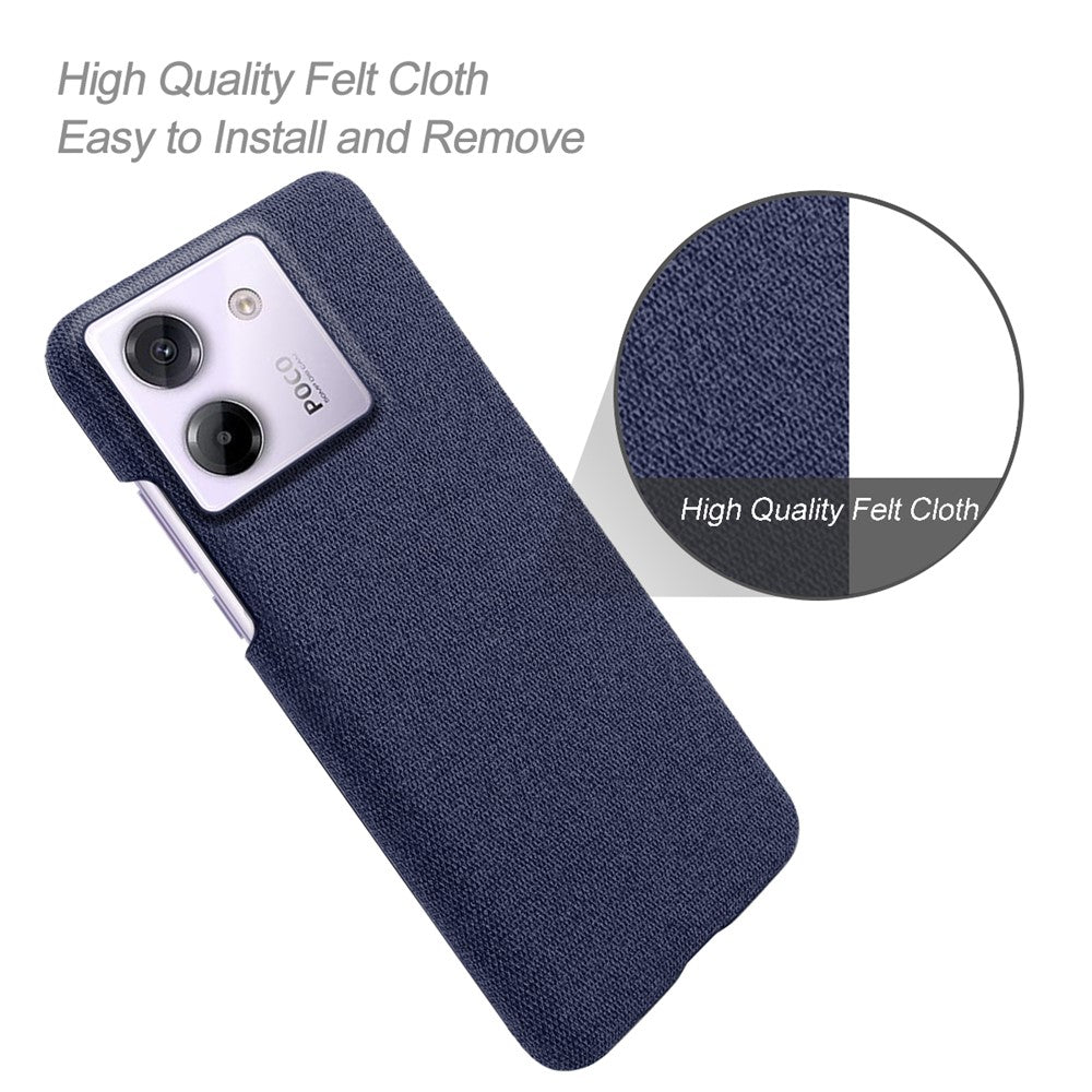 Xiaomi Poco M7 Pro 5G Cloth Texture Anti-Scratch Protective PC Case