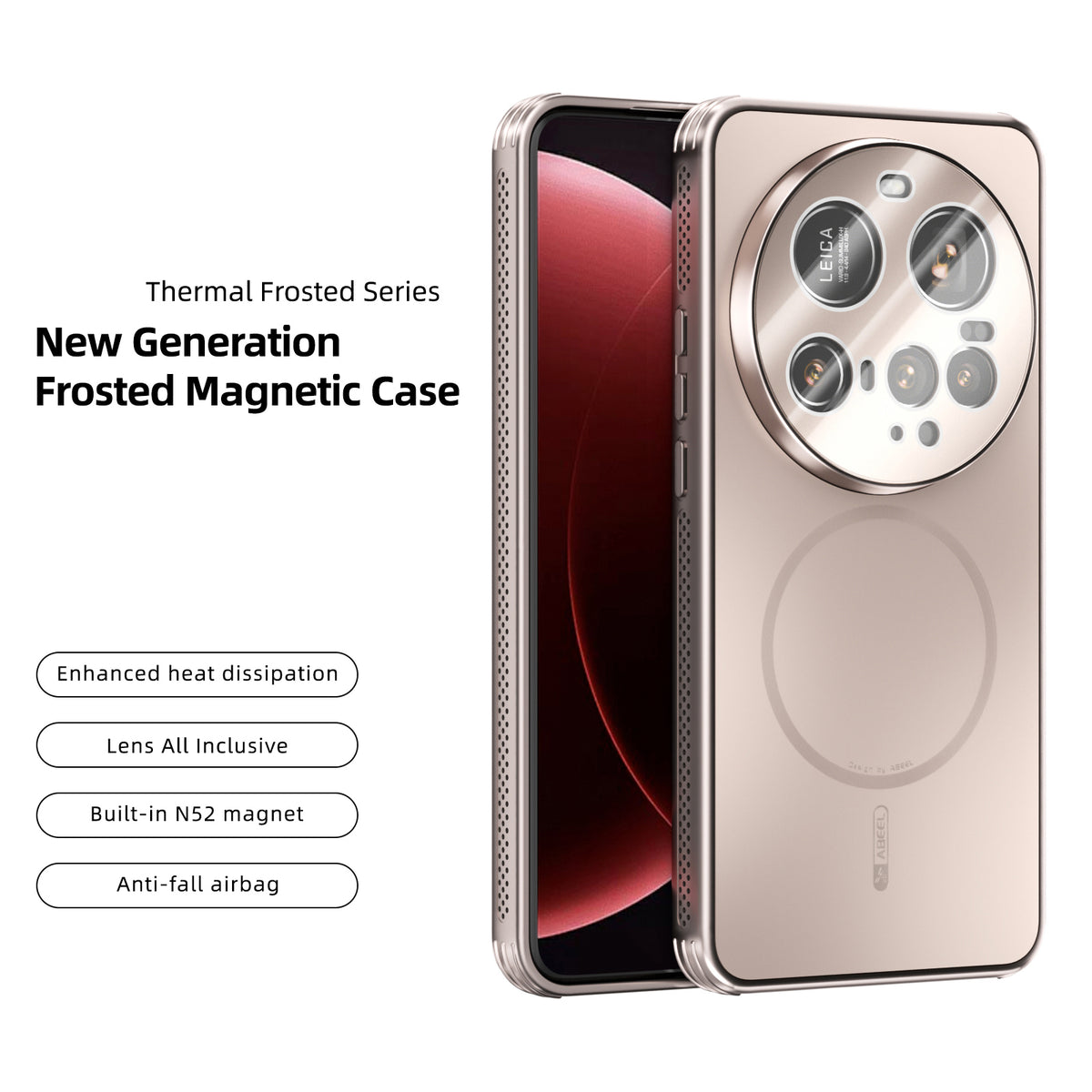 Xiaomi 15 Ultra Magnetic TPU PC Cooling Case