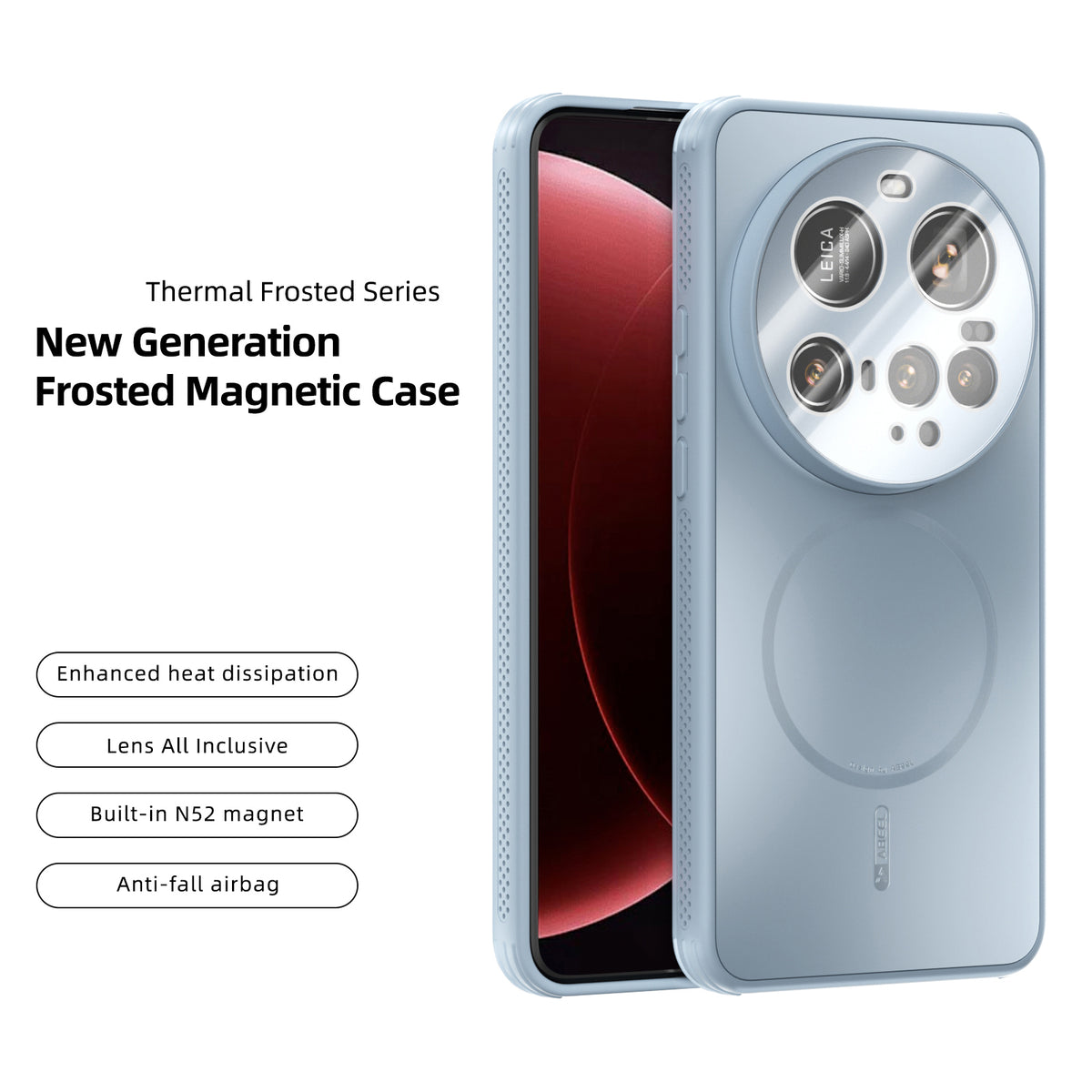 Xiaomi 15 Ultra Magnetic TPU PC Cooling Case