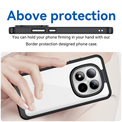 Xiaomi Redmi Note 15 Pro 5G Clear Protective Case with TPU + Acrylic Reinforcement
