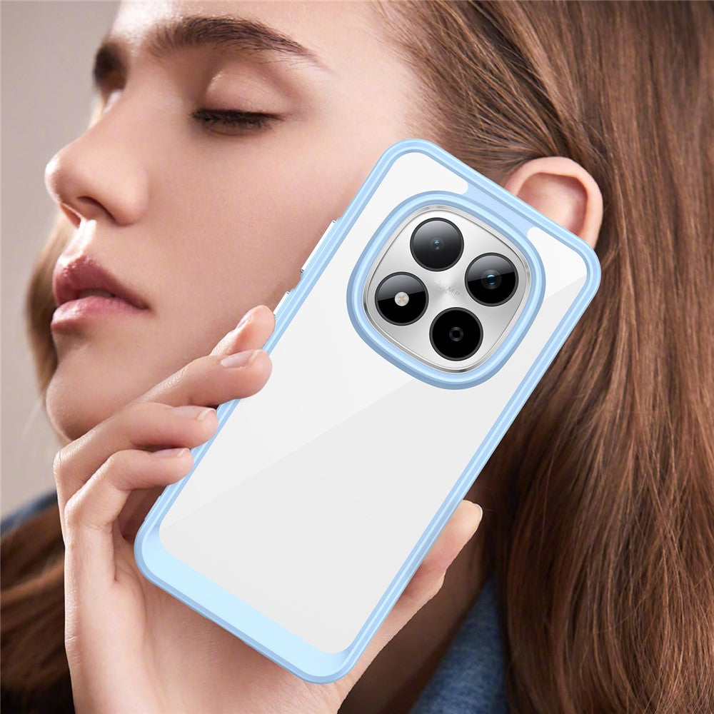 Xiaomi Redmi Note 15 Pro 5G Clear Protective Case with TPU + Acrylic Reinforcement