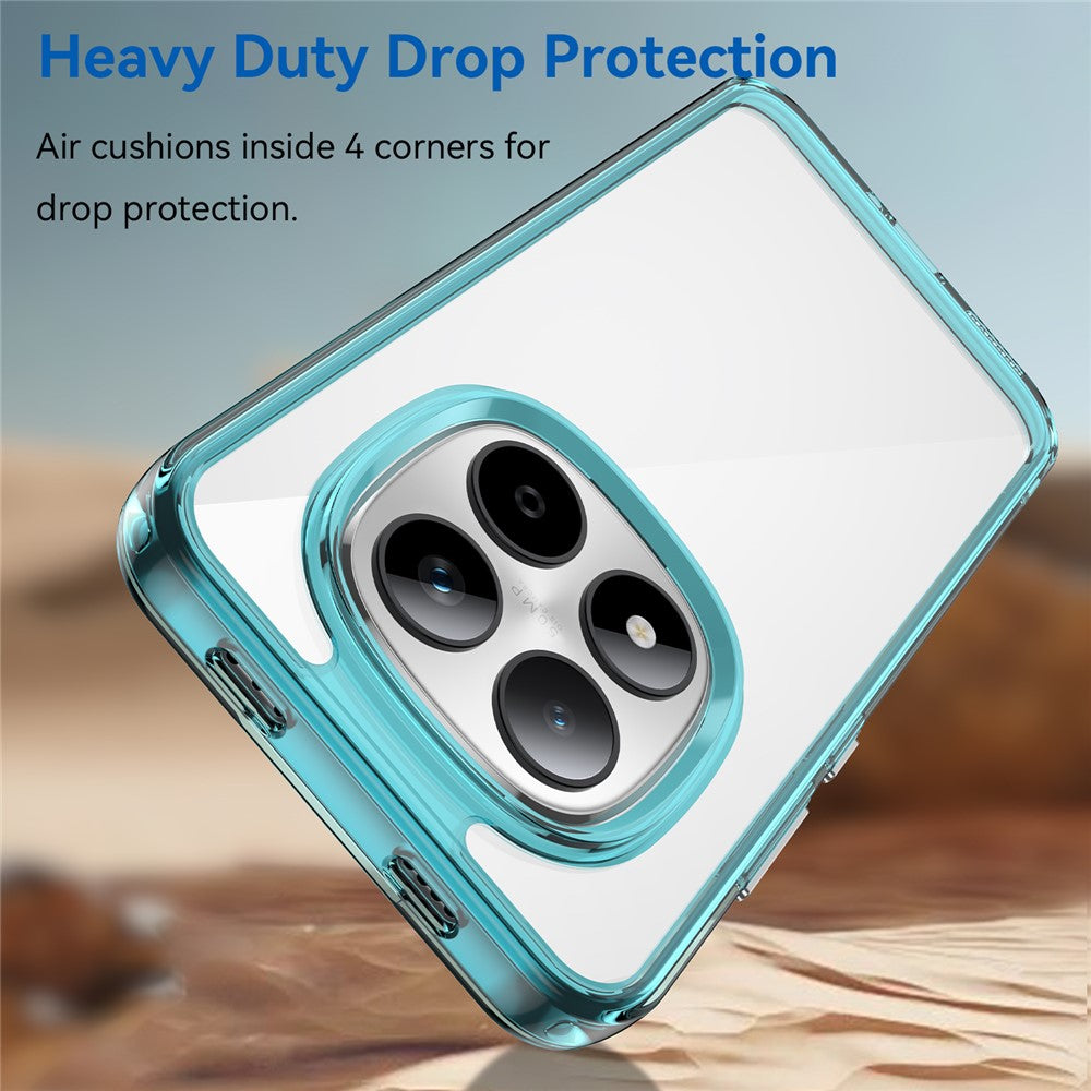 Xiaomi Redmi Note 15 Pro 5G Clear Protective Case with TPU + Acrylic Reinforcement