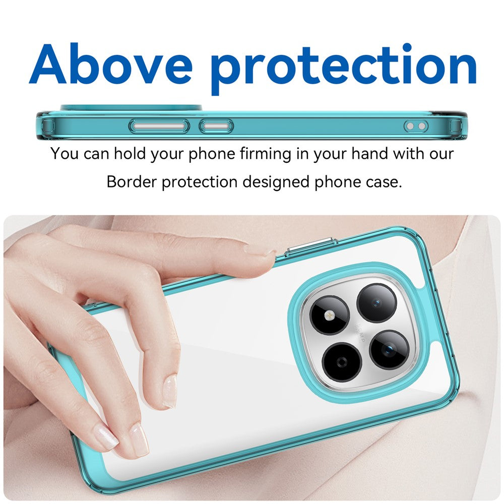 Xiaomi Redmi Note 15 Pro 5G Clear Protective Case with TPU + Acrylic Reinforcement