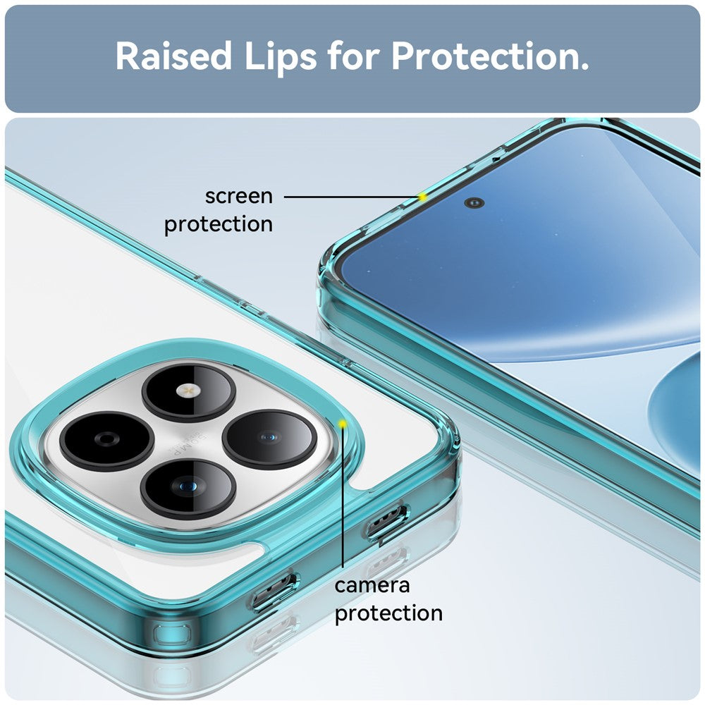 Xiaomi Redmi Note 15 Pro 5G Clear Protective Case with TPU + Acrylic Reinforcement