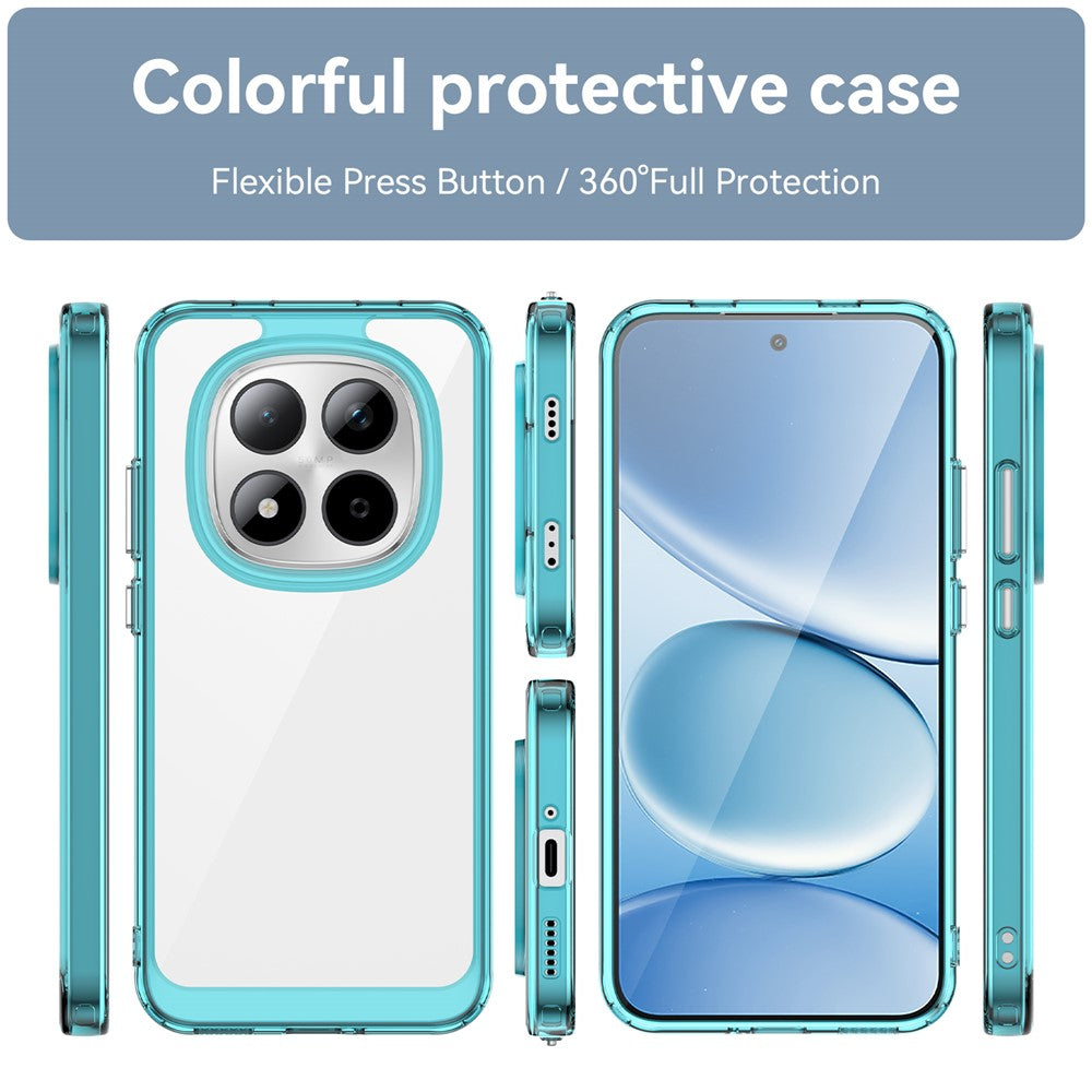 Xiaomi Redmi Note 15 Pro 5G Clear Protective Case with TPU + Acrylic Reinforcement