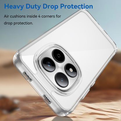 Xiaomi Redmi Note 15 Pro 5G Clear Protective Case with TPU + Acrylic Reinforcement