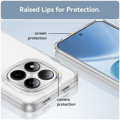 Xiaomi Redmi Note 15 Pro 5G Clear Protective Case with TPU + Acrylic Reinforcement