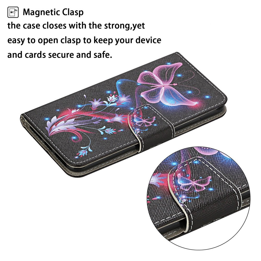 Xiaomi Redmi Note 15 Pro 4G Theme PU Leather Folio Case with Wrist Strap