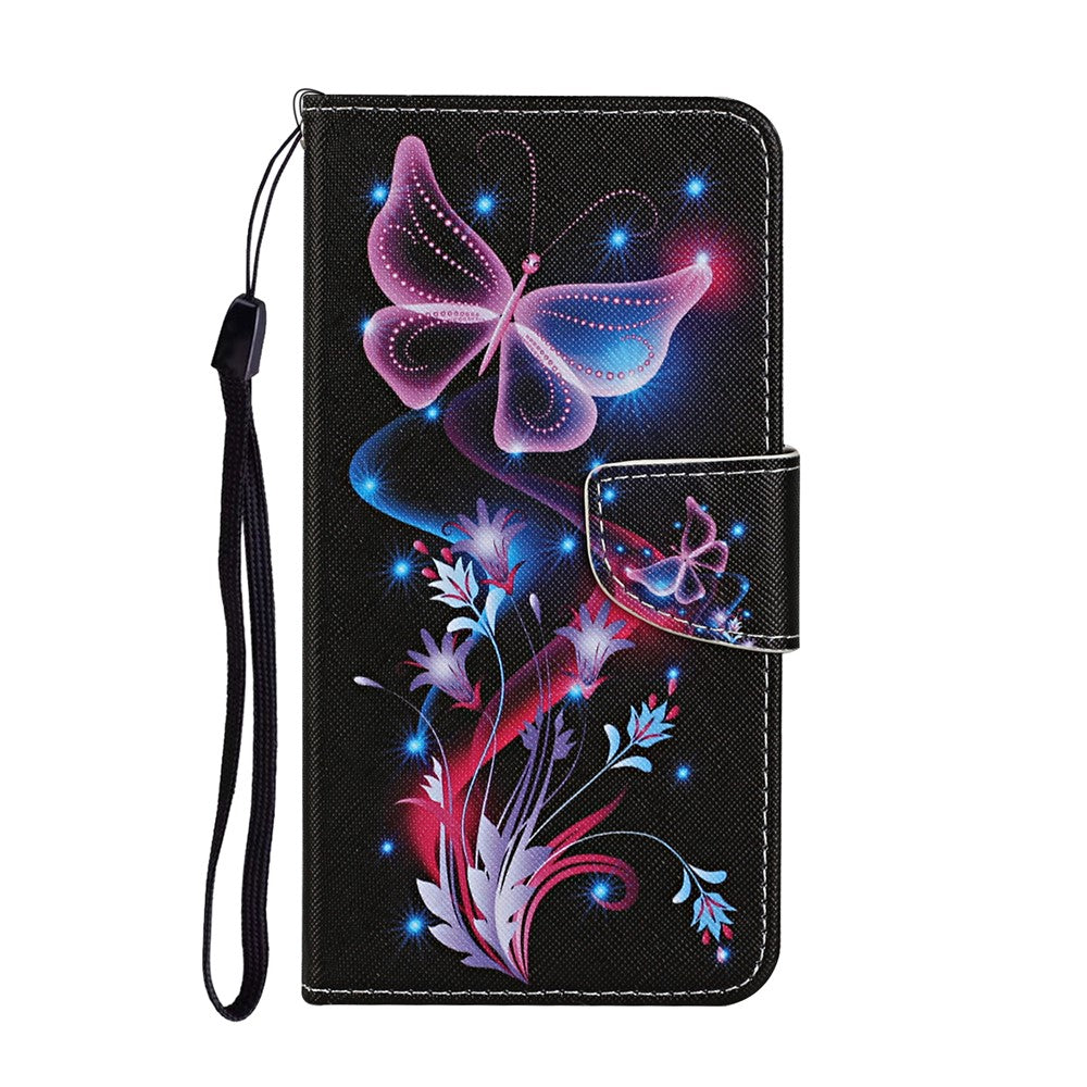 Xiaomi Redmi Note 15 Pro 4G Theme PU Leather Folio Case with Wrist Strap