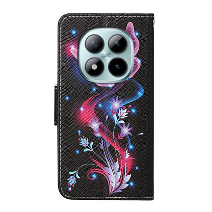 Xiaomi Redmi Note 15 Pro 4G Theme PU Leather Folio Case with Wrist Strap
