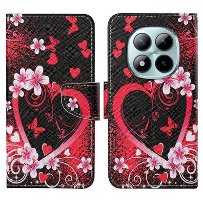 Xiaomi Redmi Note 15 Pro 4G Theme PU Leather Folio Case with Wrist Strap