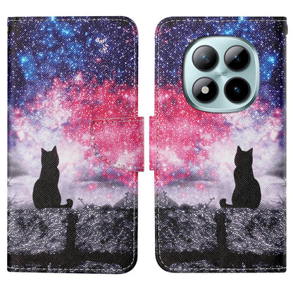 Xiaomi Redmi Note 15 Pro 4G Theme PU Leather Folio Case with Wrist Strap