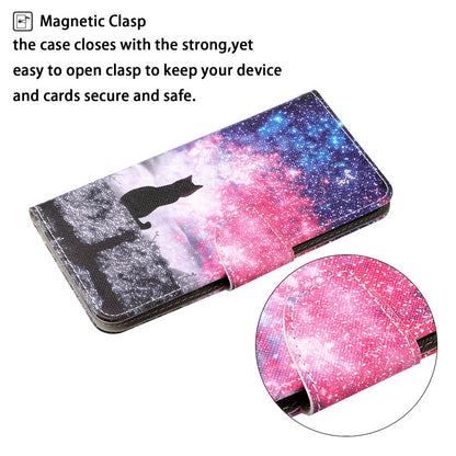 Xiaomi Redmi Note 15 Pro 4G Theme PU Leather Folio Case with Wrist Strap