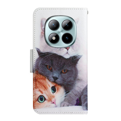 Xiaomi Redmi Note 15 Pro 4G Theme PU Leather Folio Case with Wrist Strap