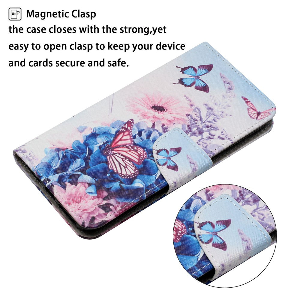 Xiaomi Redmi Note 15 Pro 4G Theme PU Leather Folio Case with Wrist Strap
